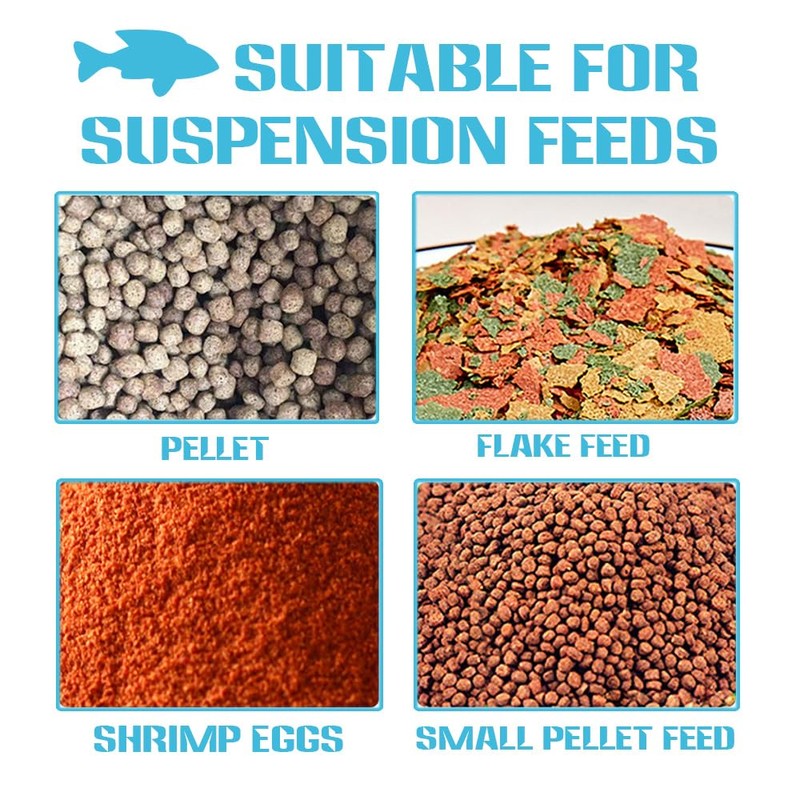 Fish Feeding Ring, Fish Safe Floating Food Feeder Circle Blue,