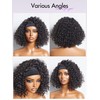 LUVME HAIR Glueless Deep Wave Bob Headband Wig 10Inch
