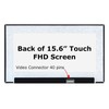 SCREENARAMA New Screen Replacement for NV156FHM-T0C, OnCell Touch, 40pins, FHD