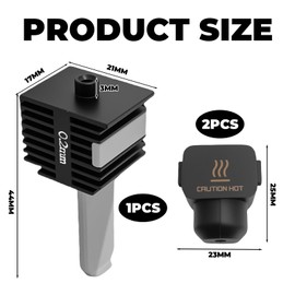 A1 Mini Upgrade Hotend Kit, Upgrade Hotend Kit for Bambu Lab A1/A1 Mini, Hot End Assembly 0.2 mm, 3D Printer Hotend for Bambu Lab A1/A1 Mini