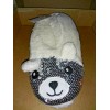 Fuzza Bubba Ladies Fuzza Bubba (FB) Slippers Socks White Bear