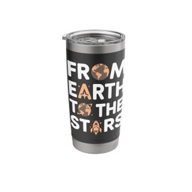 Space Exploration Cosmic Discovery Interstellar Adventure Stainless Steel Insulated Tumbler
