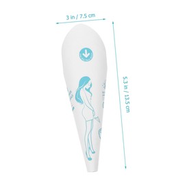 KOMBIUDA 12-Pack Disposable Urinal Funnels for Women Portable Pee Funnel for Hiking Outdoor Female Urinal Easy to Use Carry for Travel Camping