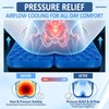 Honeycomb Gel Seat Cushion 16"x12" Foldable for Tailbone & Pressure