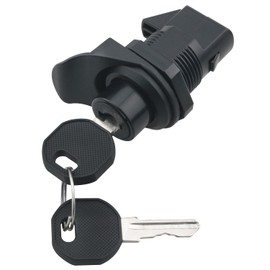 ZZLZX Push Button Lock 1 Key Plastic Push Button Glove Compartment Lock Metal Shut Off Lock Switch Electric Cabinet Door Locks Turnbuckle Locks for Marine Tool Box Locks