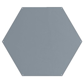 TRIWONDER Hexagonal Tarp Ground Sheet Hexa One Pole Tent Waterproof Tent Sheet Sunshade Camping Footprint Picnic Mat For Hammock Awning (Gray - L)