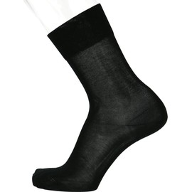 NAIGAI Formal Socks, For Ceremonial Occasions, For Ceremonial Occasions, Gentlemen's Socks, 100% Cotton, 9.1 inches (23 cm), Black, 98.black