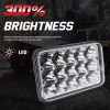 CHUSYYRAY 4x 4x6 Hi-Lo LED Headlights For 1981 1982 1983