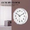 GUFONKOD Bling Crystal Round Wall Clock for Wall Decoration,Design Glass
