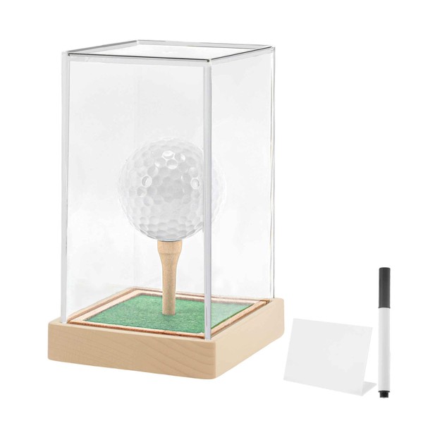 CAPASTEC Golf Ball Display Case, Elegant Hole in One Golf