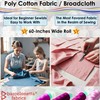 Barcelonetta | Poly Cotton Fabric for Sewing | Broadcloth Fabric