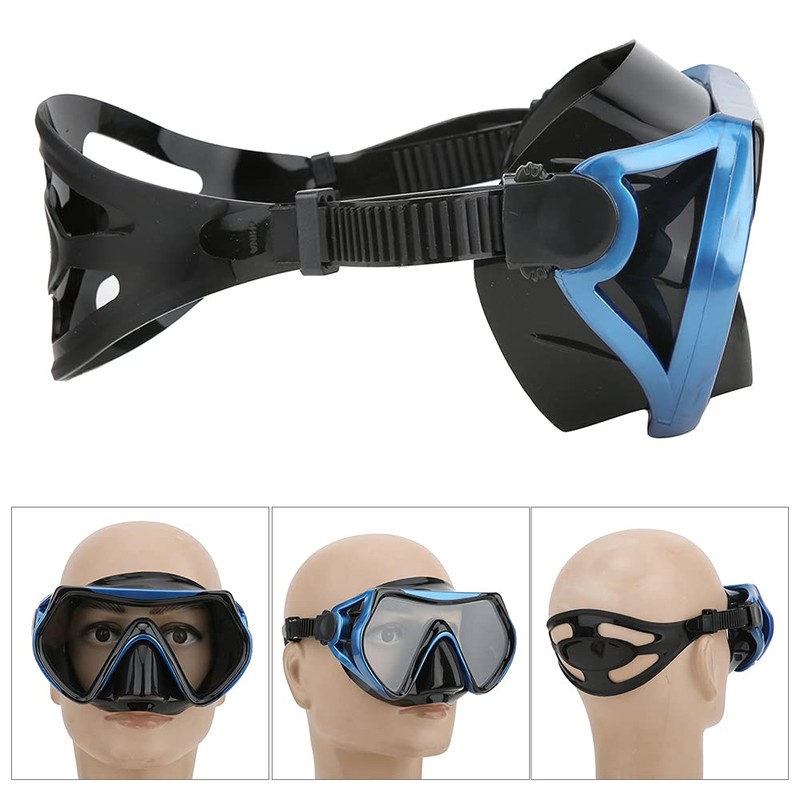 Bnineteenteam Snorkel Diving Goggles, Diving Goggles for Snorkelling, Swimming (Blue
