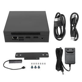 Mini PC for Windows 11 Pro Up to 2.9GHz Support 4K 60Hz 2.4GHz 5GHz WIFI BT5.0 Three Screen Display Micro Computer 100‑240V EU Plug 16G 512G