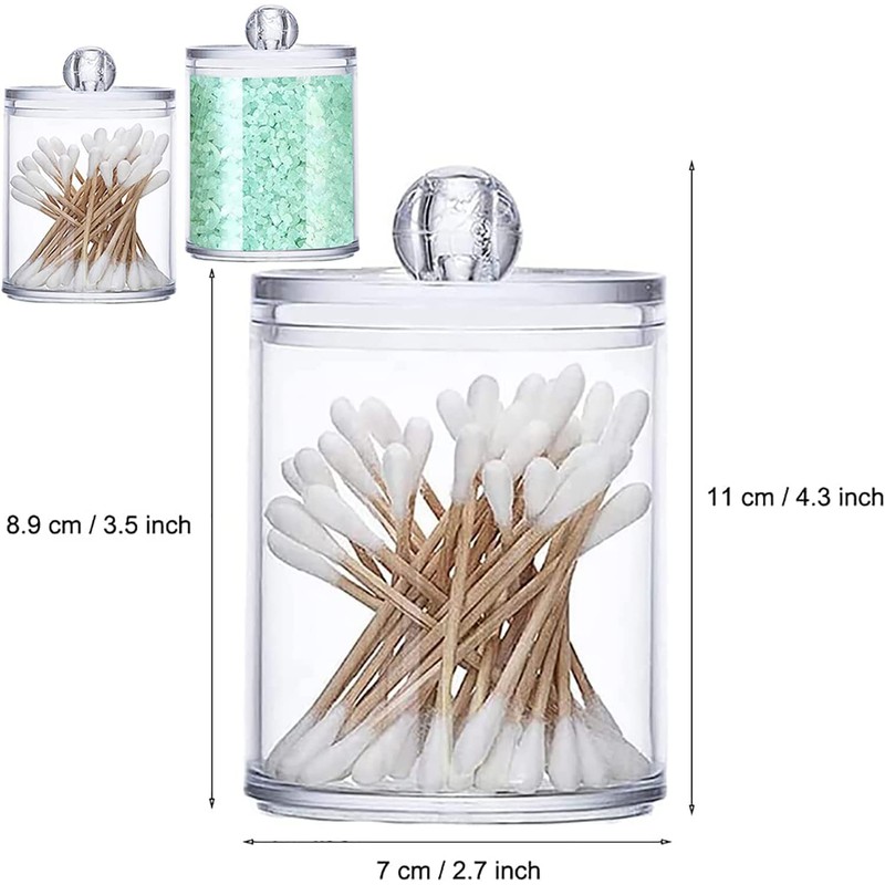 Recipientes Para Baño, Juego De 6 Tarro de bastoncillos de