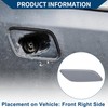 Hihaha Front Right Side Bumper Headlight Washer Nozzle Cover Cap