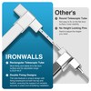 IRONWALLS Surface Vertical Rod Panic Bar Exit Device, 32 inch