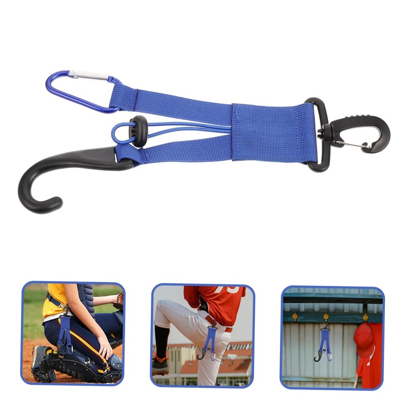 BESPORTBLE Baseball Gear Holder Hooks and Webbing for Helmets Gloves
