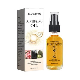 JAYSUING Organic Face Serum with Castor, Black Seed, Rosehip, and Lalena Oils | Collagen Boosting & Anti-Aging Formula - Specification: 1PC