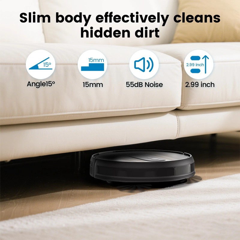 AIRROBO Robotic Robot Vacuum Cleaner 2800Pa Self-Charging Smart Mapping
