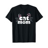 Cat Mom Adorable Whiskers And Paws T-Shirt