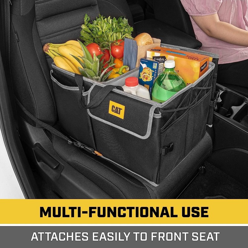 Caterpillar FlexTrunk Car Trunk Organizer and Storage - Collapsible