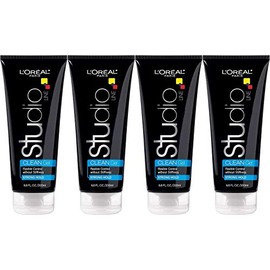L’Oreal ParisStudio Line Clear Minded Clean Gel, Strong Hold 6.80 oz (Pack of 4)
