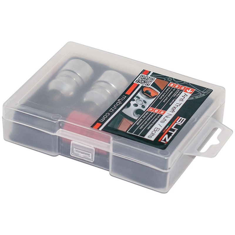 Butzi 12x1.50 Chrome Anti Theft Locking Wheel Bolt Nuts &