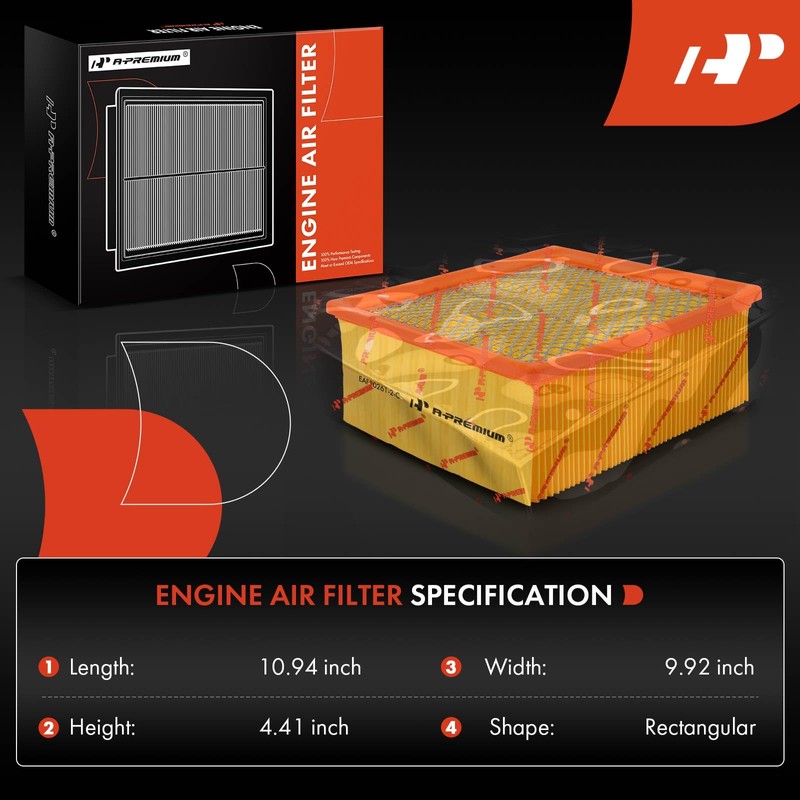 A-Premium 2-PC Engine & Cabin Air Filter with Activated Carbon