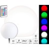 Lunartec Solar Garden Globes: Solar LED Light Ball with Remote