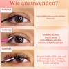 MOTIBACK Coloured Lash Cluster Set, 600 Pieces Colourful & Black