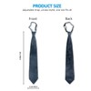 OMUMU Colorful LED Light up Neck Tie, USB Rechargeable Necktie,