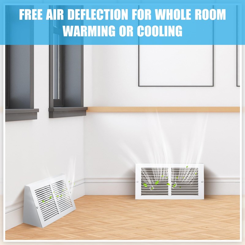 Honeydak 1 Pack Baseboard Vent Covers 14" x 6" Duct