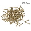 sourcing map Small Tiny Brass Nails 1.2x10mm for DIY Decorative