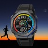 Outdoor Sports Electronic Watch Multifunctional Stylish Pedometer Compass Luminous Waterproof