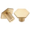 YANGQIHOME Pack of 10, Gold Brass Cabinet Knobs, 1.3 inch