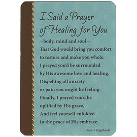 Sterling Gifts I Said a Prayer of Healing Prayer Card Laminated (Pkg of 25) - Christian