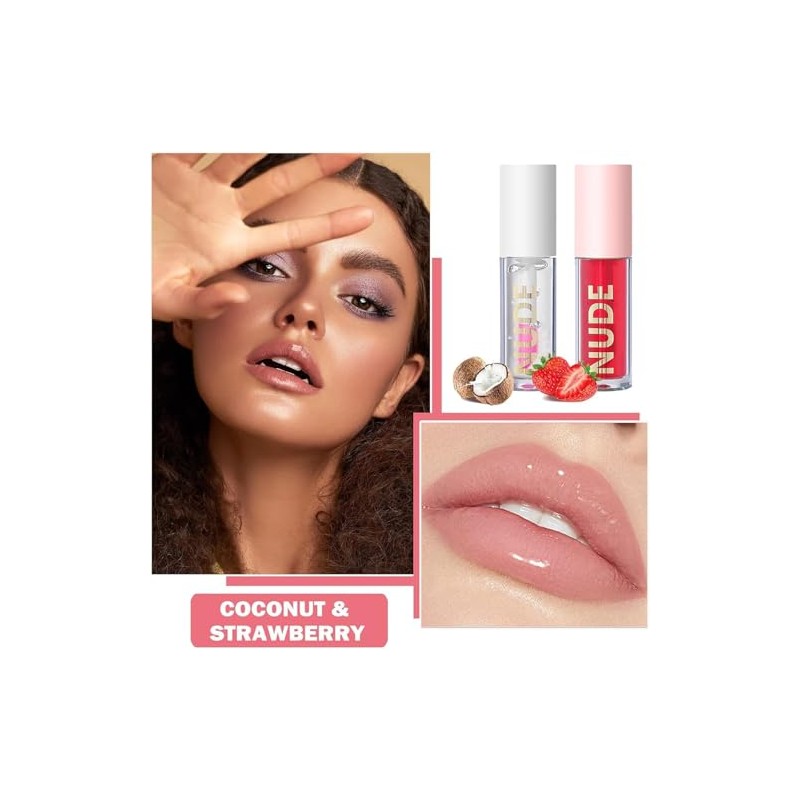 Balsamo Labios Lifter Gloss Aceite Labial Plumping 2 Packs Aceite