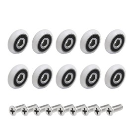 YUANQIAN Replacement Shower Door Roller Wheels 10 Pack (23mm)