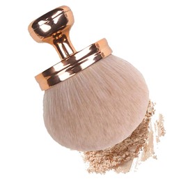 1Pcs Large Body Self Tanner Makeup Brush,Brush for Body And Face Sunscreen Applicator for Powder Blush, Foundation & Bronzer, Self Tan Applicator for Face, Legs & Back (Rose Gold)