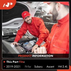 A-Premium Air Conditioner AC Compressor with Clutch Compatible with Subaru Ascent 2019-2021 2.4L, 6-Groove