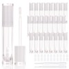 COSIDEA 26pcs Refillable Empty 8ml Lip Gloss Tubes with Clear