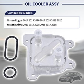 Magimaker 213053TA2A Oil Cooler Assy Compatible with Nissan Rogue 2014-2020 Altima 2013-2018 21305-3TA2A