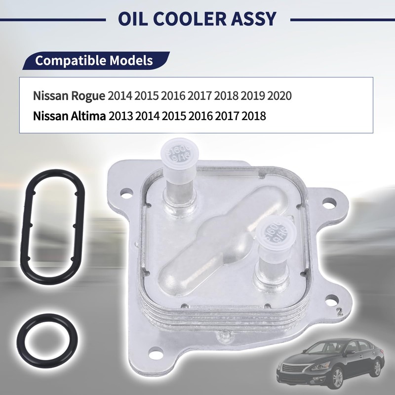 Magimaker 213053TA2A Oil Cooler Assy Compatible with Nissan Rogue 2014-2020