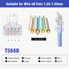 RJ45 Crimping Pliers Network Connector Set with 10 x Cat