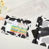 Gredecor Binder Pencil Pouch 3 Ring Black and White Cow