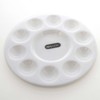 BAZIC Paint Palette 10 Mixing Round Tray, Plastic Paint Pallets