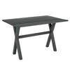 OSP Home Furnishings McKayla Flip-Top Expanding Desk to Dining Table,