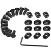 12pcs M5 T-Nut Screw Replacement Sets,Compatible with Rail Mount, Mlok