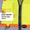 Pioneer Hi Vis Multi-Pocket Safety Vest - Lightweight With Reflective