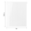 Backsplash Tile Peel and Stick, Self-Adhesive White Decorative Wall Tiles
